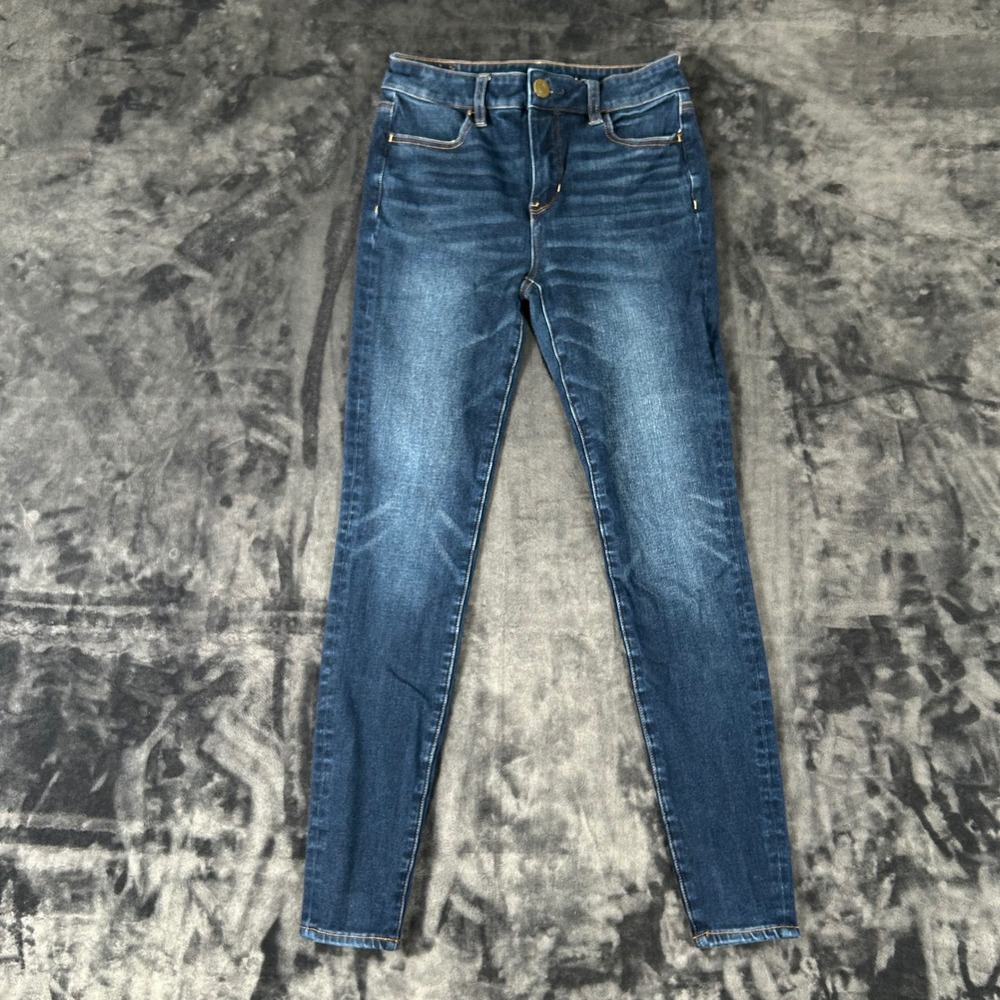 American Eagle Hi-Rise Jegging Womens 2 Blue The Dream Jean Skinny Leg